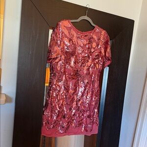 Maeve Pink Sequin Dress
